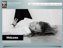 Tablet Screenshot of nancyfreund.com